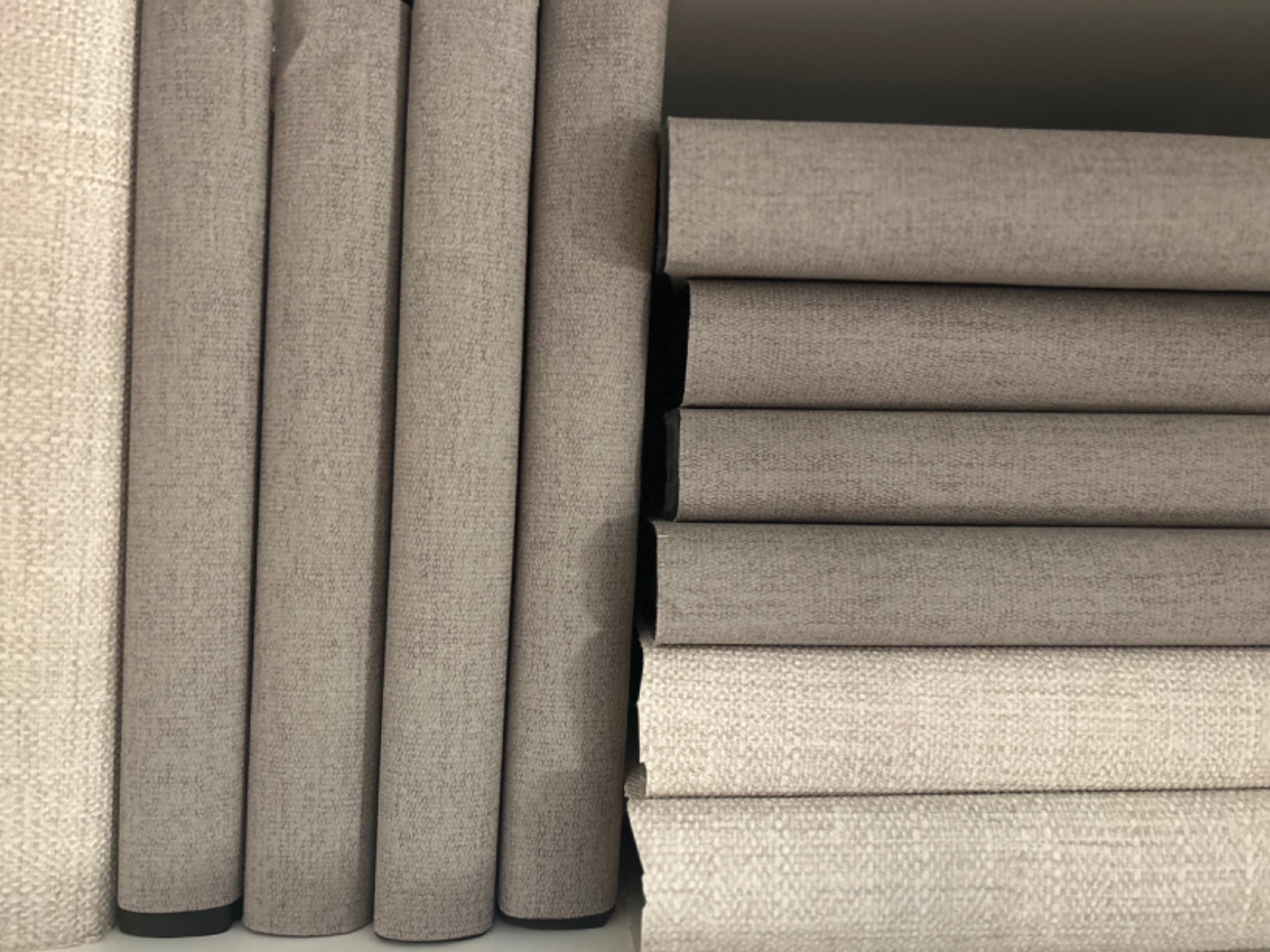 Grey & White Fabrics